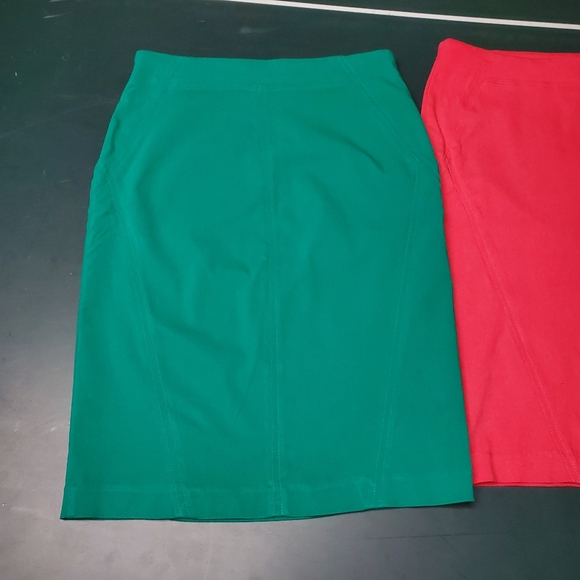 Ricki's Sze XS Skirts Green and Peach EUC - Picture 5 of 12